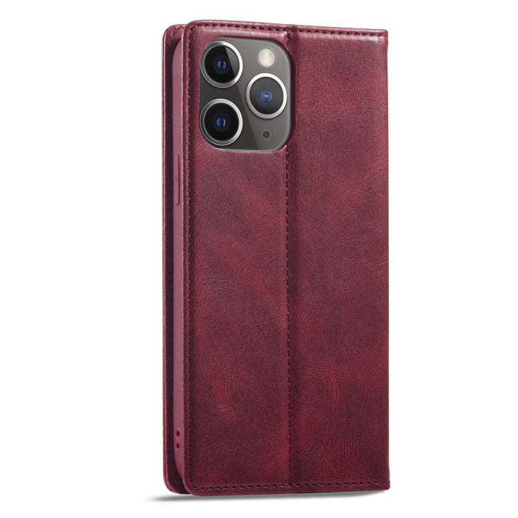 For iPhone 11 Pro Max LC.IMEEKE RFID Anti-theft Leather Phone Case