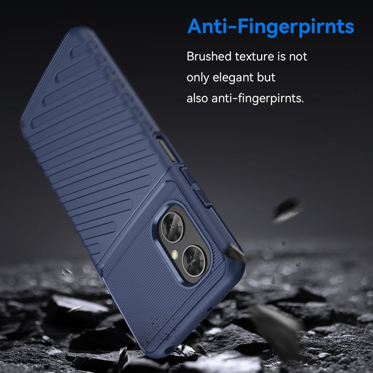 For Xiaomi Redmi Note 11R Thunderbolt Shockproof TPU Phone Case(Blue)