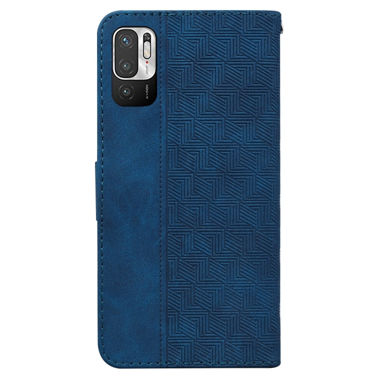 For Xiaomi Redmi Note 11T Pro / 11T Pro+ 5G Geometric Embossed Flip Leather Phone Case