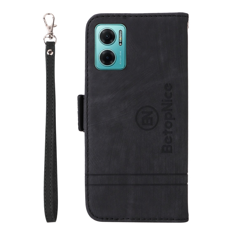 For Xiaomi Redmi Note 11E 5G BETOPNICE Dual-side Buckle Leather Phone Case
