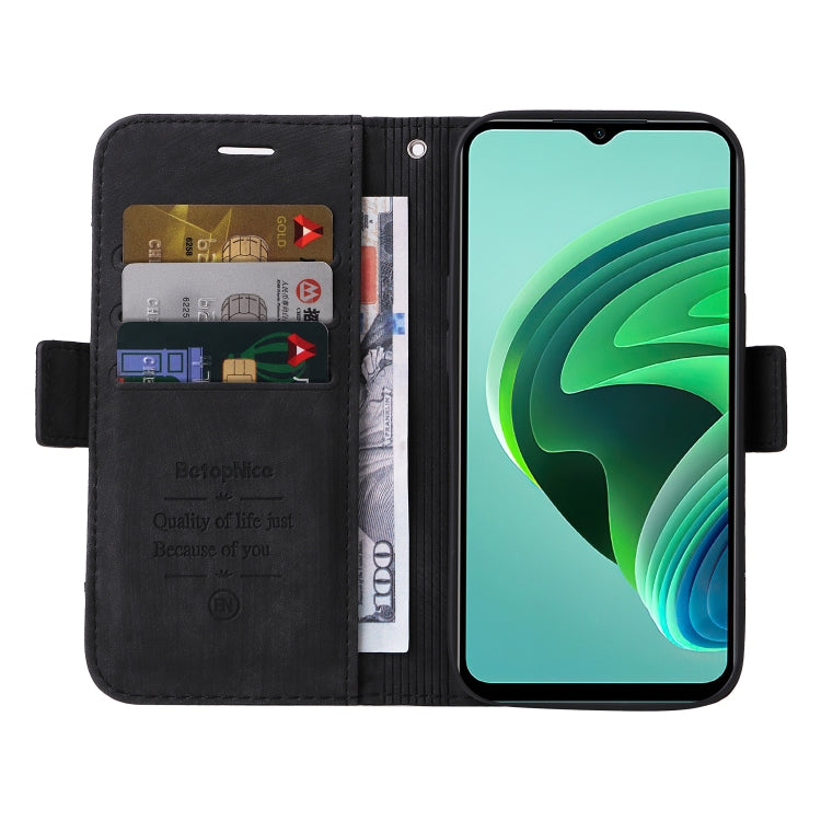 For Xiaomi Redmi Note 11E 5G BETOPNICE Dual-side Buckle Leather Phone Case