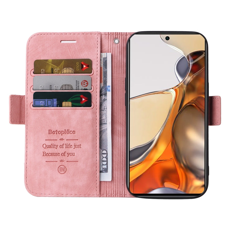 For Xiaomi 11T / 11T Pro BETOPNICE Dual-side Buckle Leather Phone Case