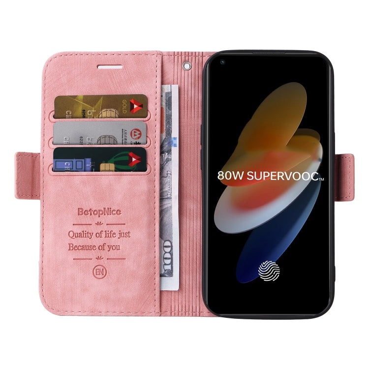 For OPPO Reno8 5G Global BETOPNICE Dual-side Buckle Leather Phone Case