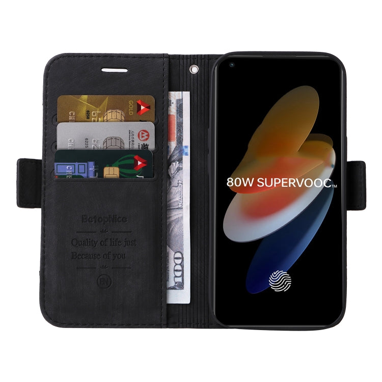 For OPPO Reno8 5G Global BETOPNICE Dual-side Buckle Leather Phone Case