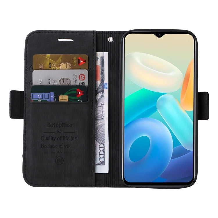 For vivo Y77 5G Global BETOPNICE Dual-side Buckle Leather Phone Case