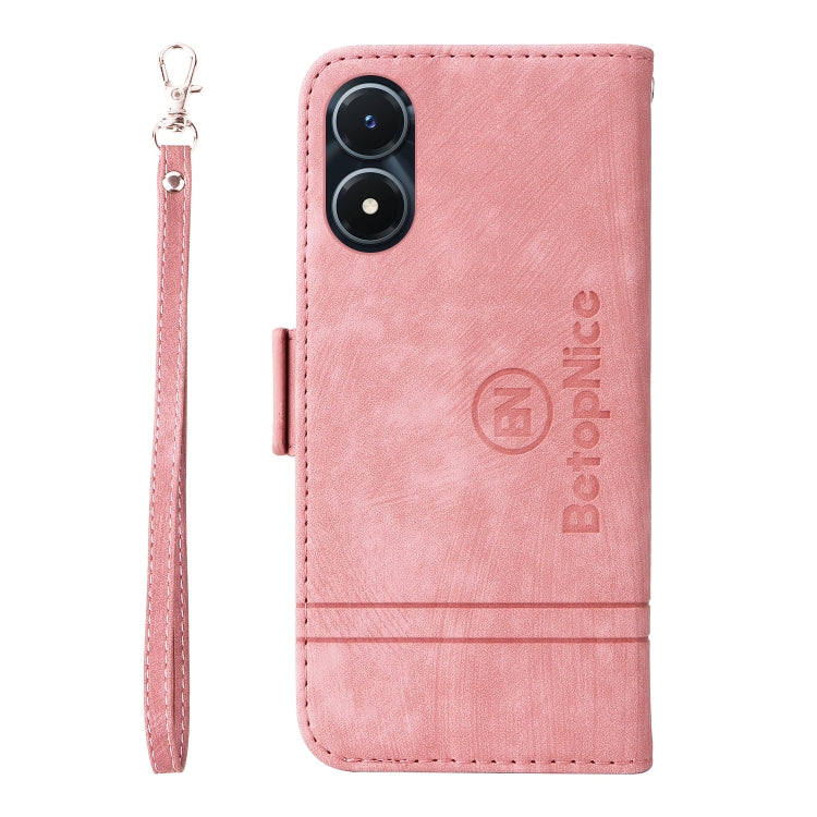 For vivo Y02s / Y16 4G BETOPNICE Dual-side Buckle Leather Phone Case