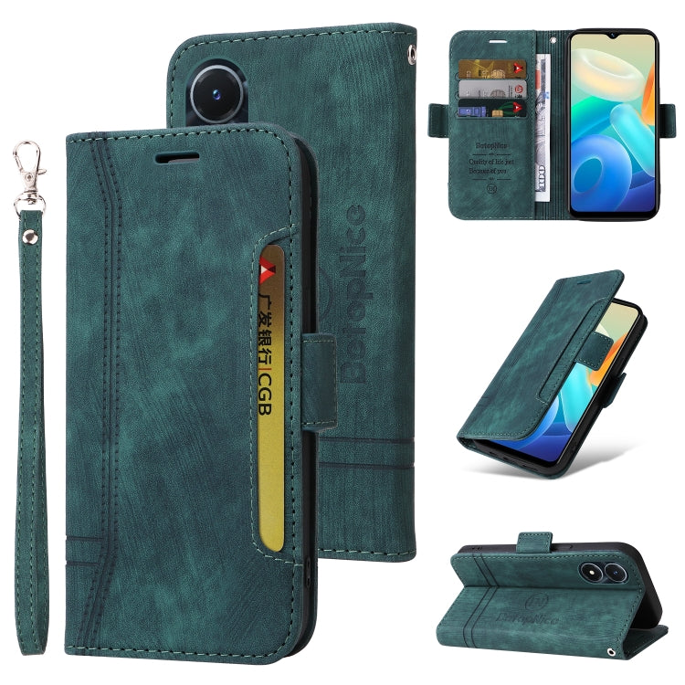 For vivo Y02s / Y16 4G BETOPNICE Dual-side Buckle Leather Phone Case