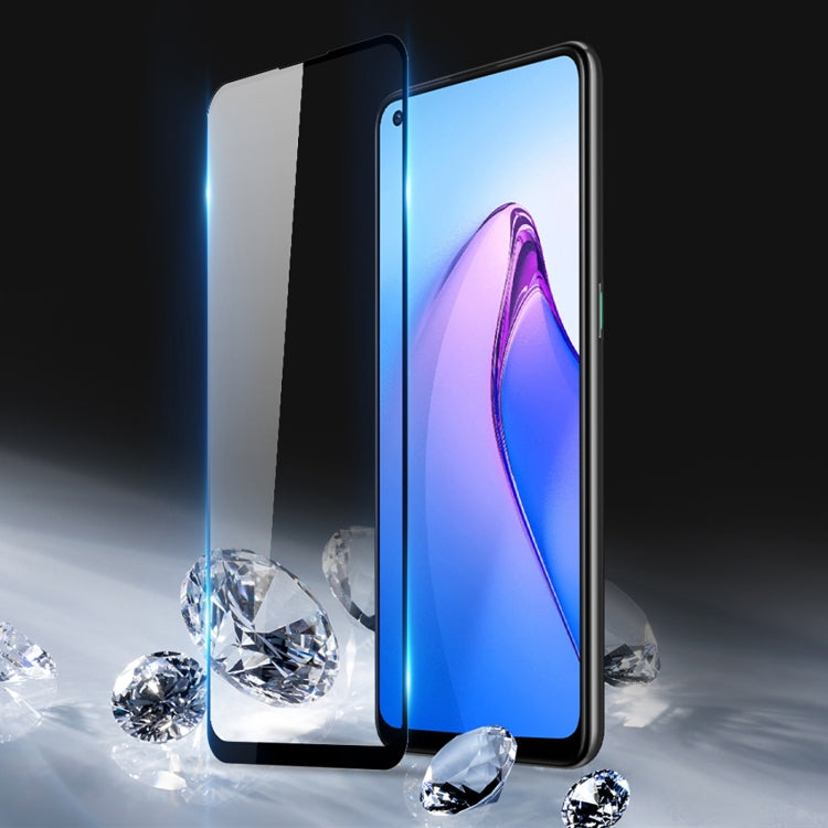10 PCS For OPPO Reno8 DUX DUCIS 0.33mm 9H Medium Alumina Tempered Glass Film
