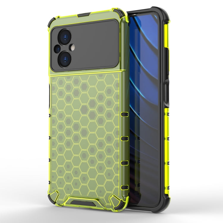 For Xiaomi Poco M5 4G India Shockproof Honeycomb PC + TPU Phone Case