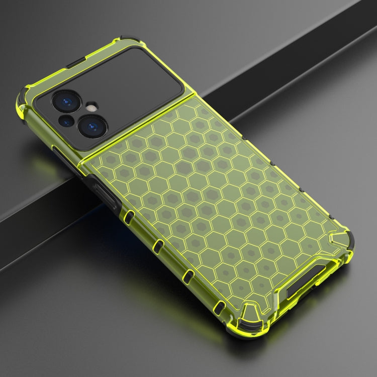 For Xiaomi Poco M5 4G India Shockproof Honeycomb PC + TPU Phone Case