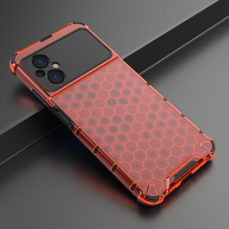 For Xiaomi Poco M5 4G India Shockproof Honeycomb PC + TPU Phone Case