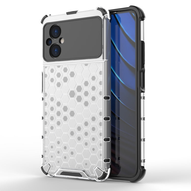 For Xiaomi Poco M5 4G India Shockproof Honeycomb PC + TPU Phone Case