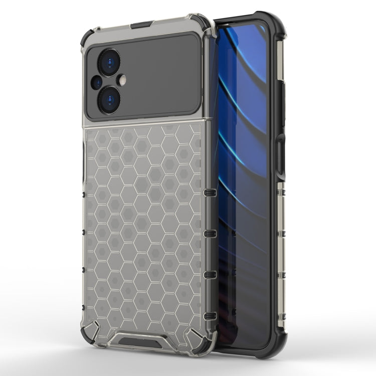 For Xiaomi Poco M5 4G India Shockproof Honeycomb PC + TPU Phone Case