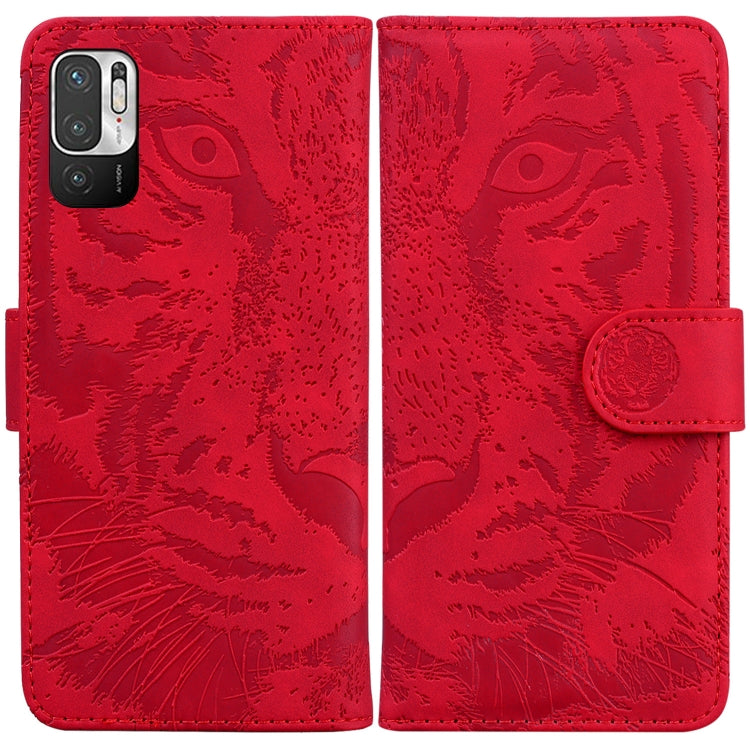 For Xiaomi Redmi Note 11T Pro / 11T Pro+ 5G Tiger Embossing Pattern Flip Leather Phone Case