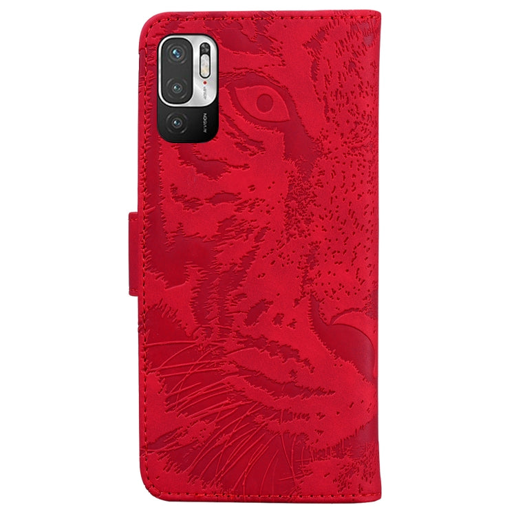 For Xiaomi Redmi Note 11T Pro / 11T Pro+ 5G Tiger Embossing Pattern Flip Leather Phone Case