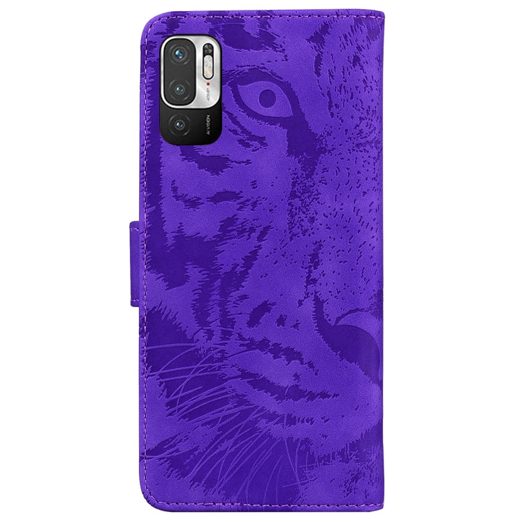 For Xiaomi Redmi Note 11T Pro / 11T Pro+ 5G Tiger Embossing Pattern Flip Leather Phone Case