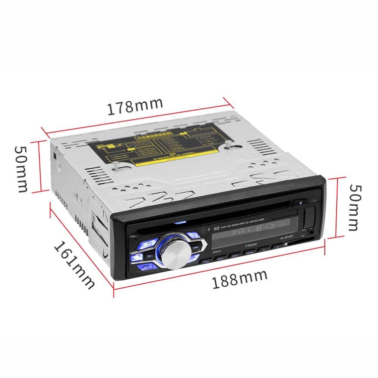 5014BT Car DVD with Bluetooth Hand-free Calling Support CD/DVD/U disk/SD Card/AUX