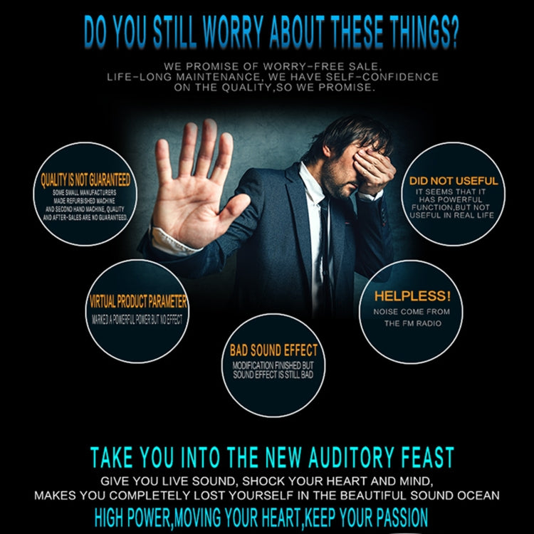 8808 Car Stereo Radio MP3 Audio Player Support Bluetooth Hand-free Calling / TF Card / U disk / AUX