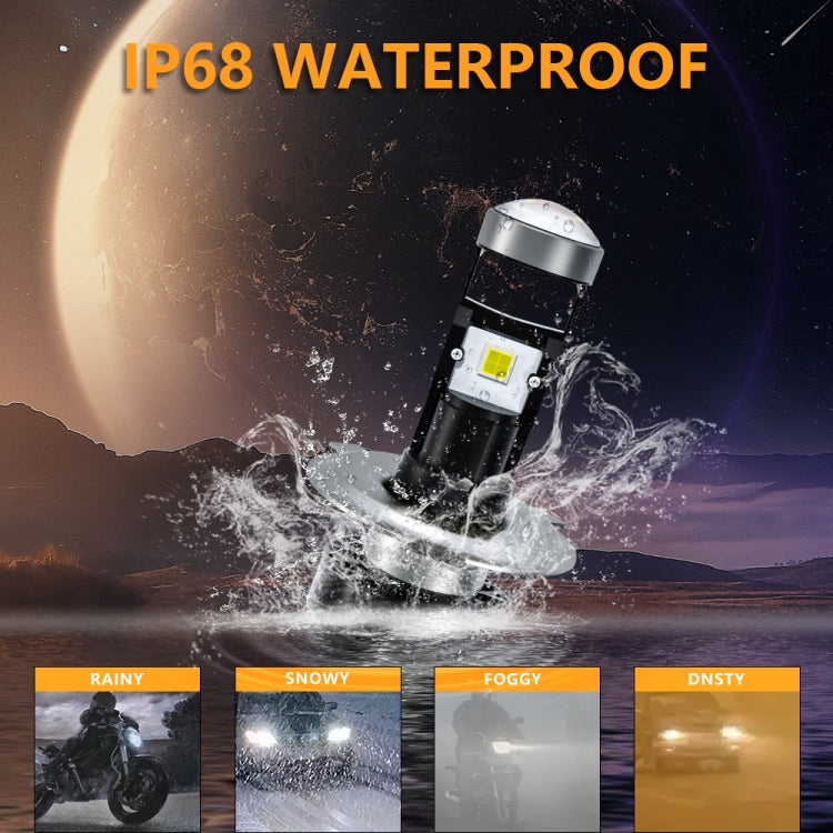 For Left Hand Driving H4 Car / Motorcycle LED Lens Headlight