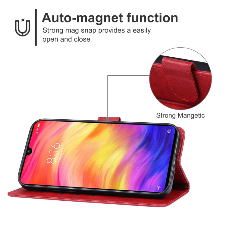 For Xiaomi Redmi Note 7 Pro Leather Phone Case