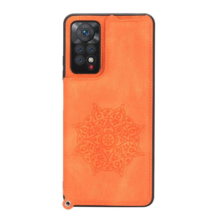 For Xiaomi Redmi Note 11S Mandala Embossed Phone Case with Holder
