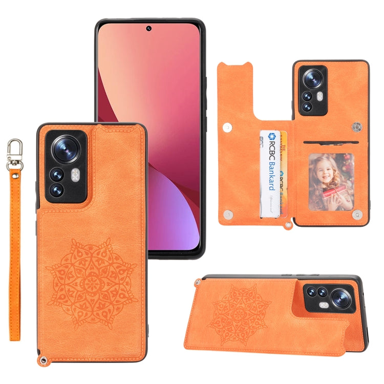 For Xiaomi 12 Lite Mandala Embossed Phone Case with Holder