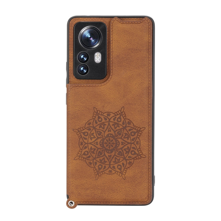 For Xiaomi 12 Lite Mandala Embossed Phone Case with Holder