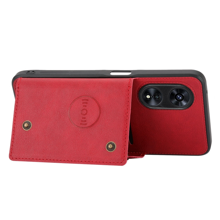 For OPPO A97 5G Double Buckle Magnetic Phone Case