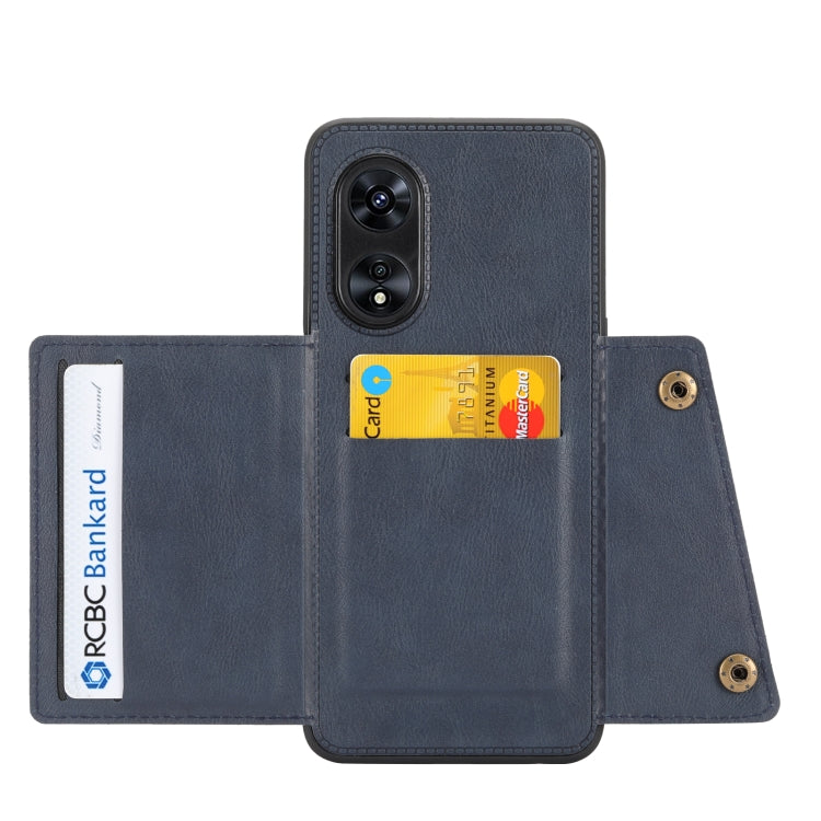 For OPPO A97 5G Double Buckle Magnetic Phone Case