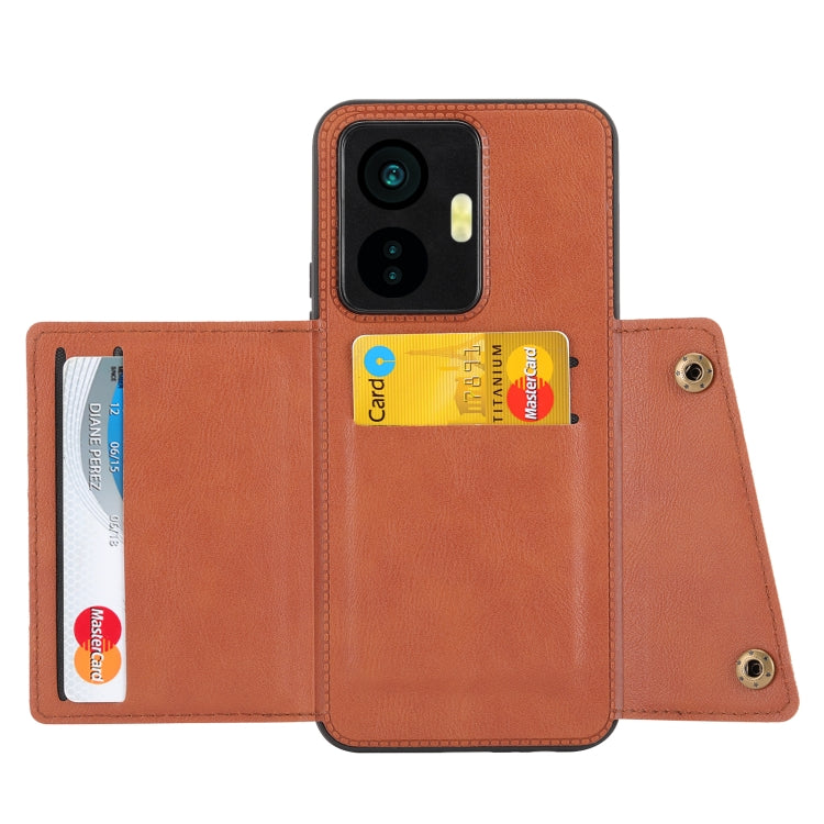 For vivo Y55 4G Double Buckle Magnetic Phone Case