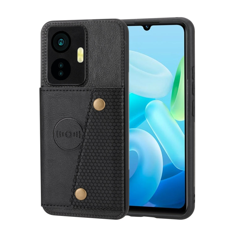 For vivo Y55 4G Double Buckle Magnetic Phone Case