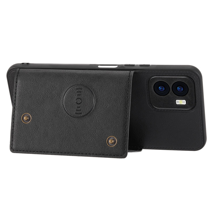 For vivo Y16 Double Buckle Magnetic Phone Case