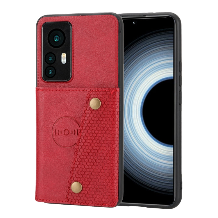 For Xiaomi Redmi K50 Ultra / 12T / 12 Pro Double Buckle Magnetic Phone Case