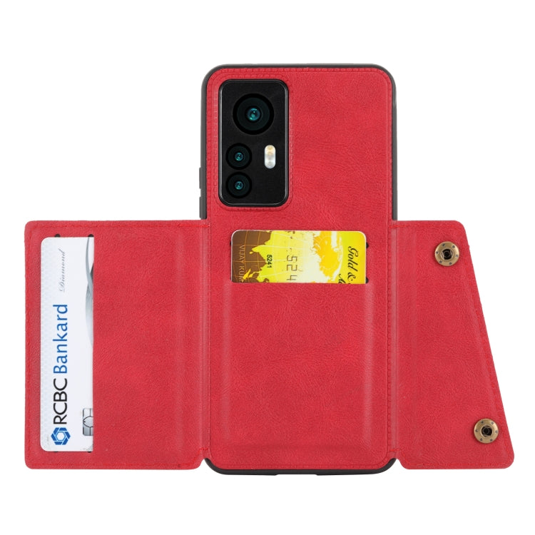 For Xiaomi Redmi K50 Ultra / 12T / 12 Pro Double Buckle Magnetic Phone Case