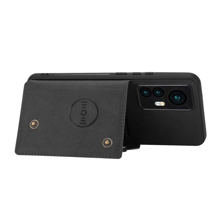 For Xiaomi Redmi K50 Ultra / 12T / 12 Pro Double Buckle Magnetic Phone Case