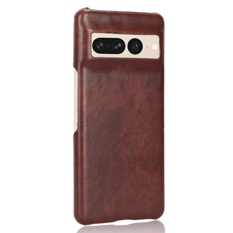 For Google Pixel 7 Pro 5G Shockproof Litchi Texture PC + PU Case