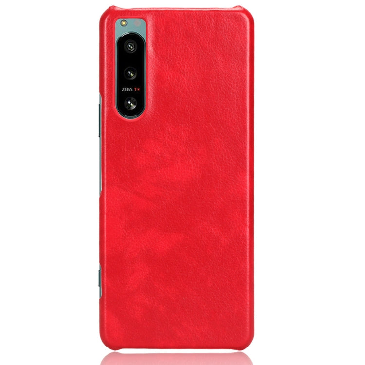 For Sony Xperia 5 IV Shockproof Litchi Texture PC + PU Case