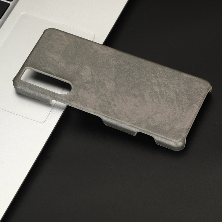 For Sony Xperia 5 IV Shockproof Litchi Texture PC + PU Case