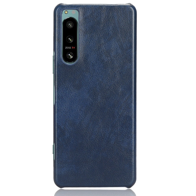 For Sony Xperia 5 IV Shockproof Litchi Texture PC + PU Case