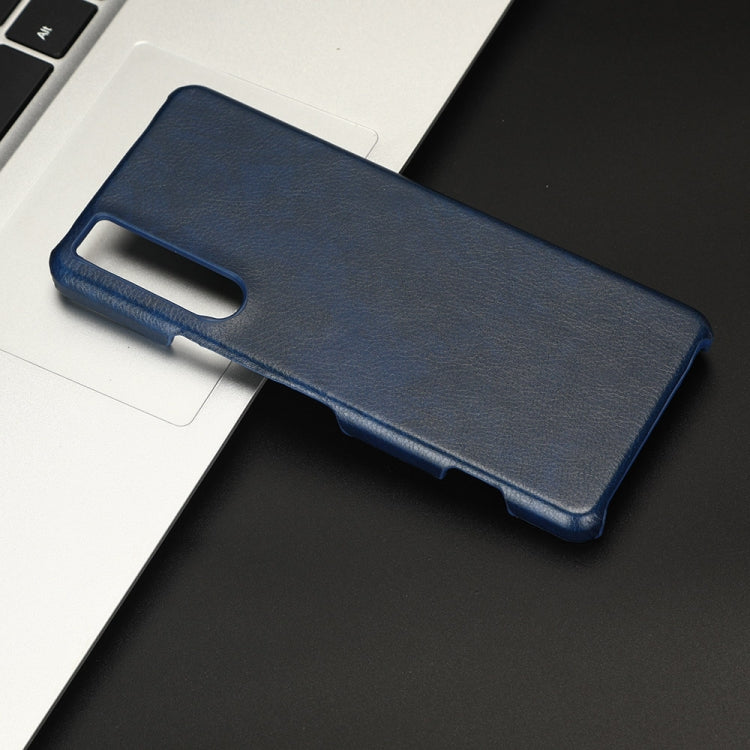 For Sony Xperia 5 IV Shockproof Litchi Texture PC + PU Case