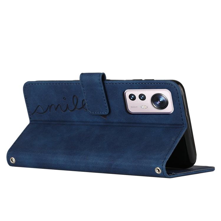 For Xiaomi 12 Lite Skin Feel Heart Pattern Leather Phone Case