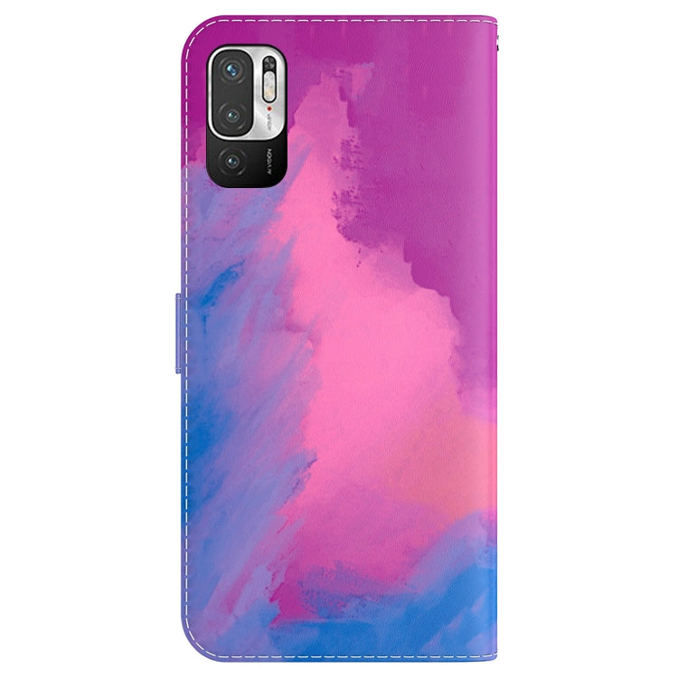 For Xiaomi Redmi Note 11T Pro / 11T Pro+ 5G Watercolor Pattern Flip Leather Phone Case