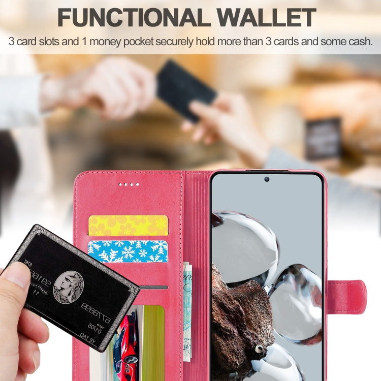 For Xiaomi 12T / 12T Pro LC.IMEEKE Calf Texture Leather Phone Case