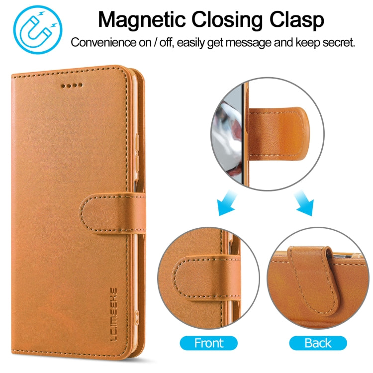 For Xiaomi 12T / 12T Pro LC.IMEEKE Calf Texture Leather Phone Case