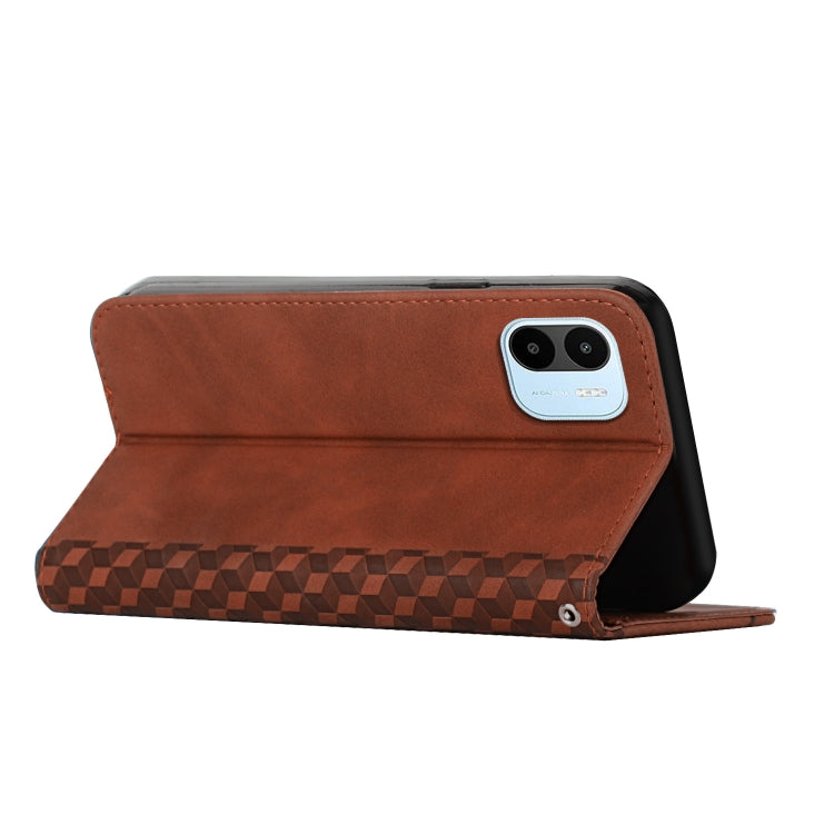 For Xiaomi Redmi A1 Diamond Splicing Skin Feel Magnetic Leather Phone Case