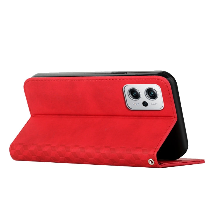 For Xiaomi Redmi Note 11T Pro 5G/Note 11T Pro+ 5G/Xiaomi Poco X4 GT Diamond Splicing Skin Feel Magnetic Leather Phone Case