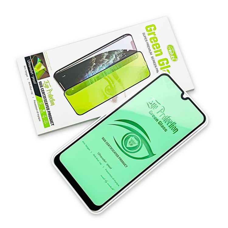 25 PCS MIETUBL 9H Hardness Eye-caring Anti-glare Green Light Tempered Glass Film for Galaxy A30s / A50s / M30s