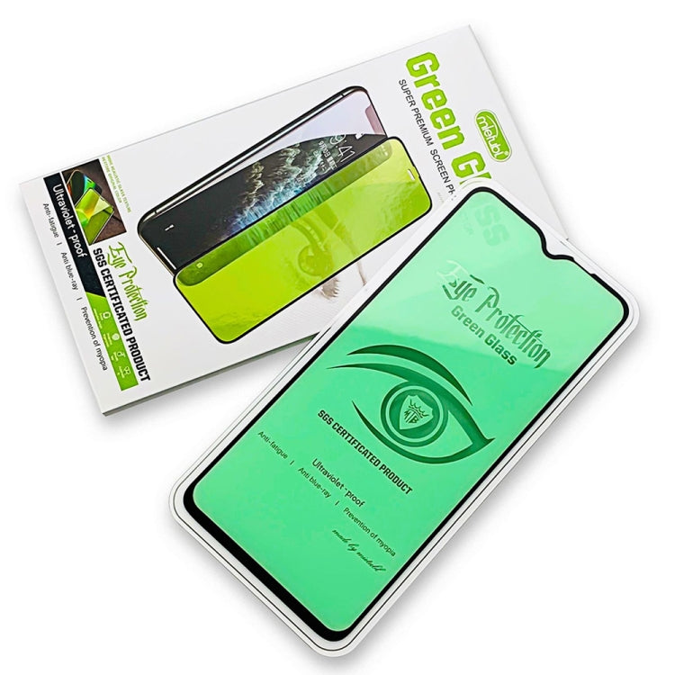 25 PCS MIETUBL 9H Hardness Eye-caring Anti-glare Green Light Tempered Glass Film for Vivo Y19 / Y5s / U20 / U3