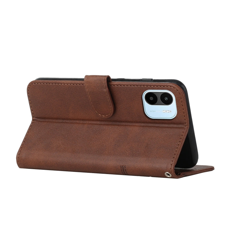 For Xiaomi Redmi A1 Stitching Calf Texture Buckle Leather Phone Case