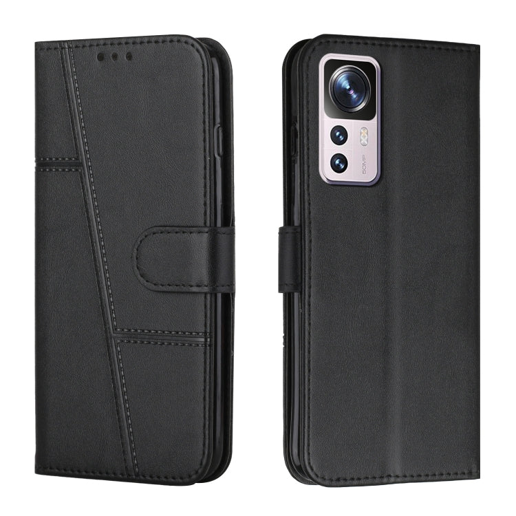 For Xiaomi 12T/12T Pro/Redmi K50 Ultra Stitching Calf Texture Buckle Leather Phone Case